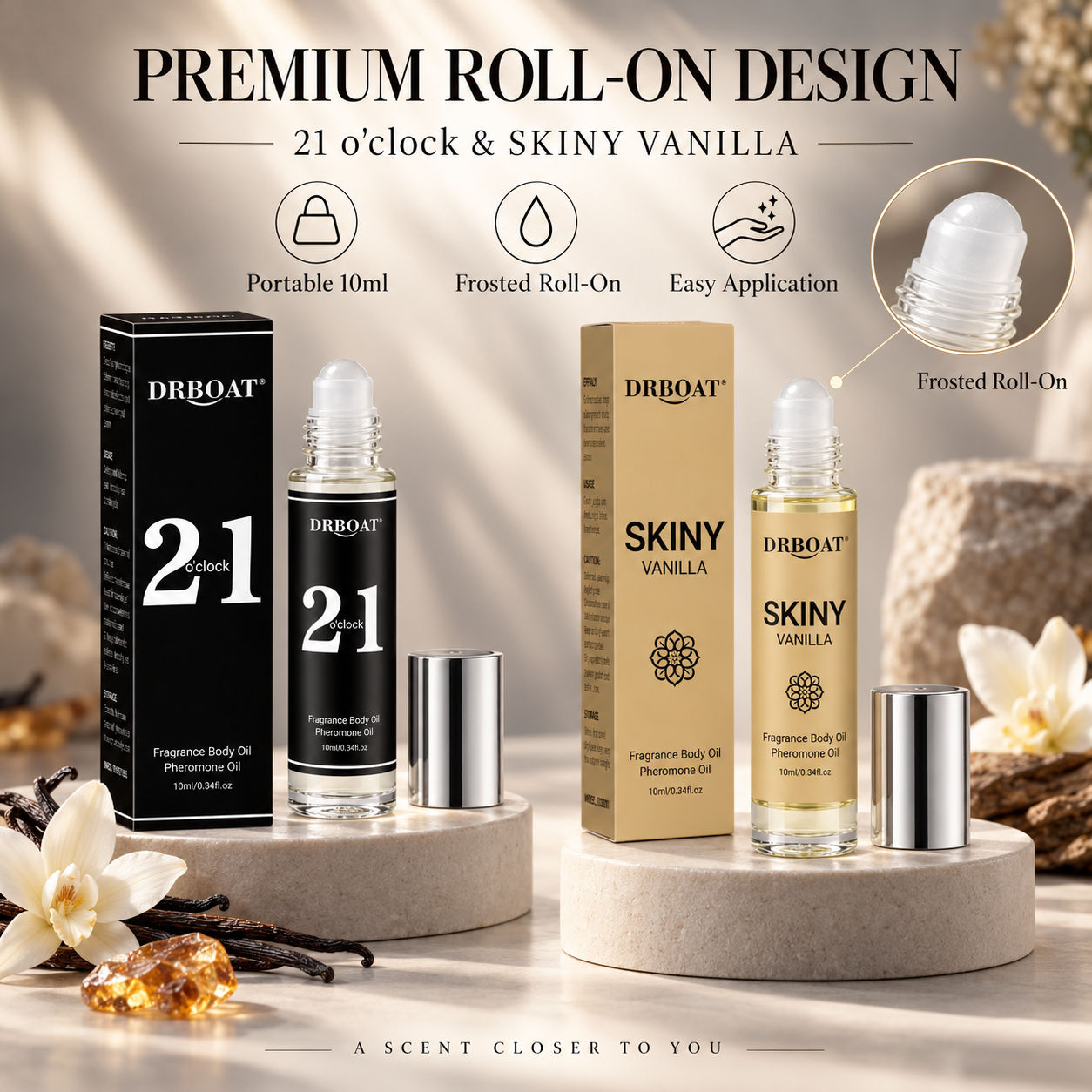 Perfume Alcohol Fragrance - Męski perfumowany olejek w formie roll-on,